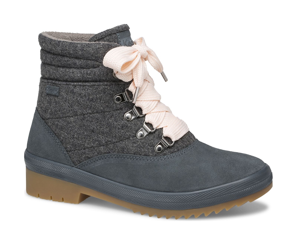 Keds Boots Grey - Camp Water-Resistant w/ Thinsulate™ - Womens UWLEMI-130